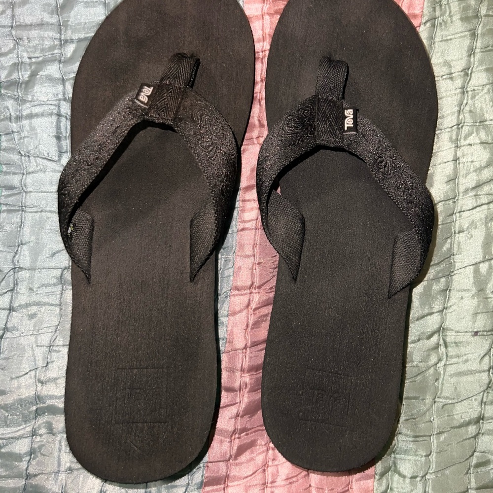 Teva Black Women's Flip Flops